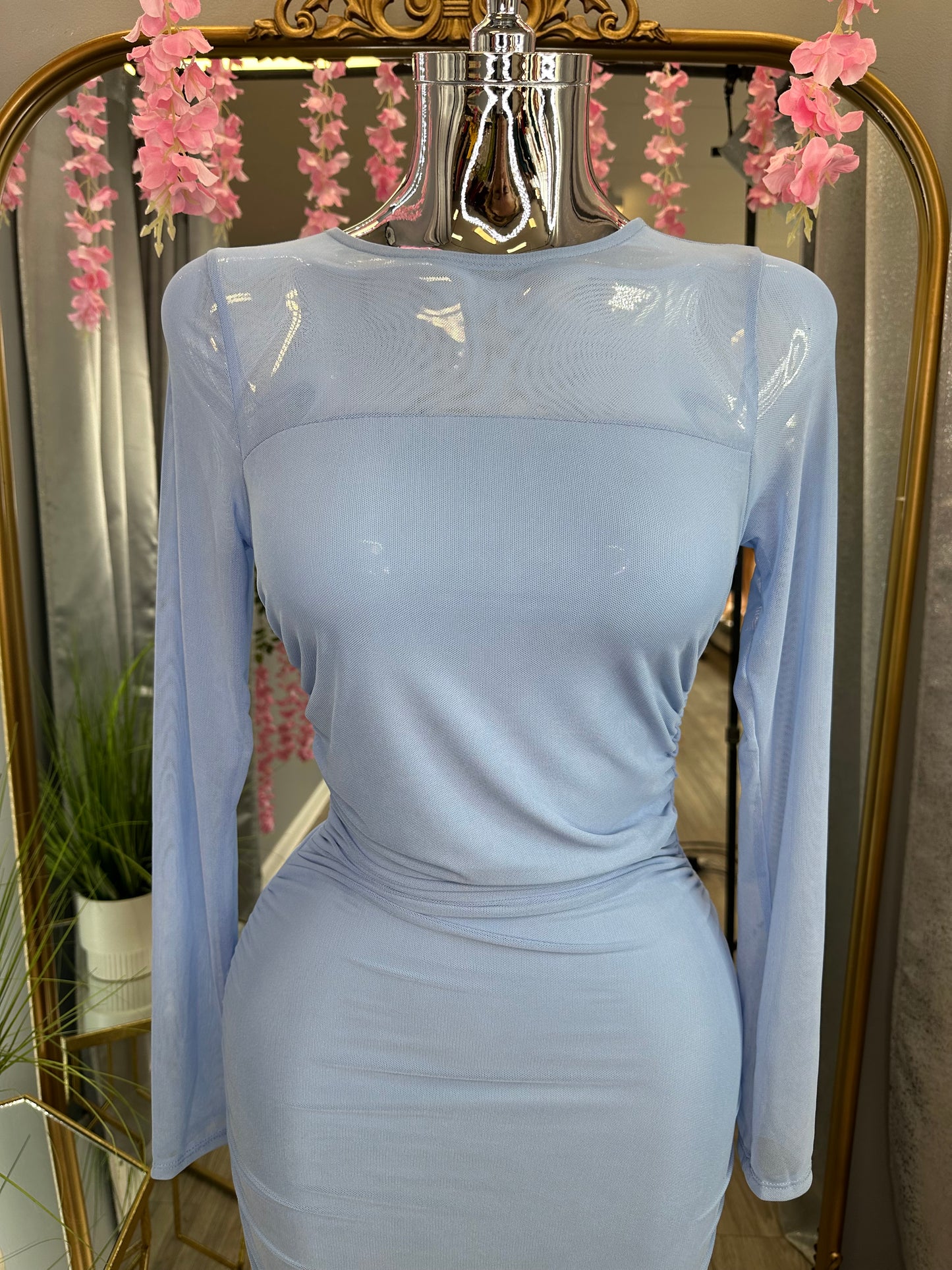 Nydia Dress (Blue)