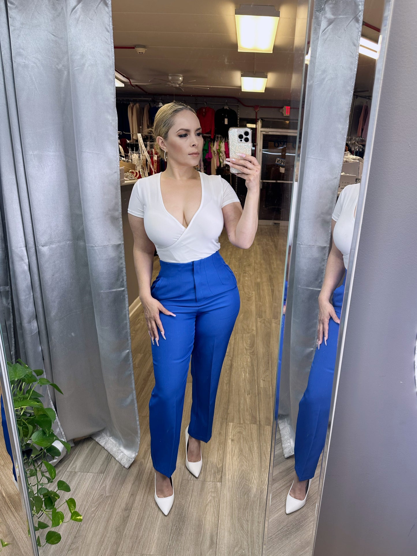 Modern Chic Pants (Royal)