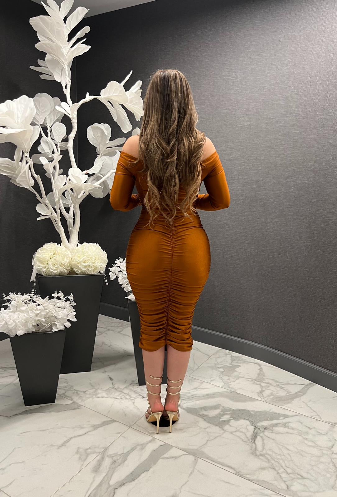 Regina Dress (Copper)