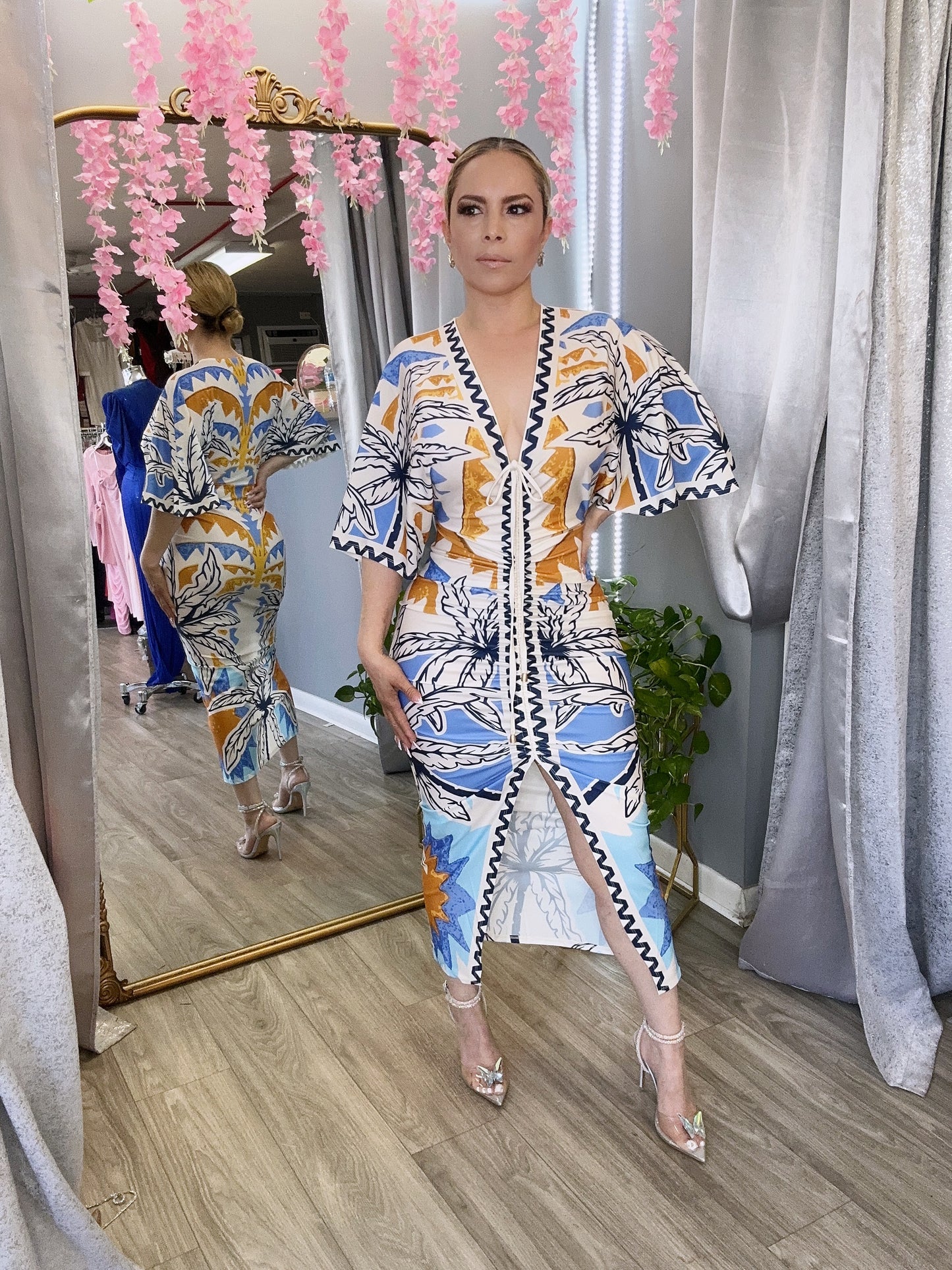 Sabrina Dress (Blue)