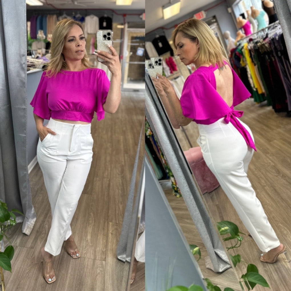 Modern Chic Pants (White)