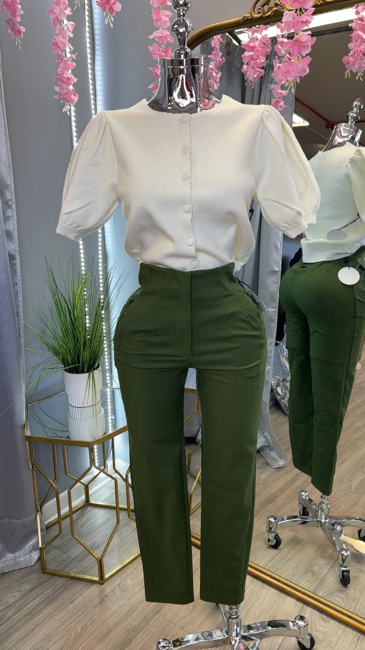 Signed & Sealed Skinny Pants (Olive)