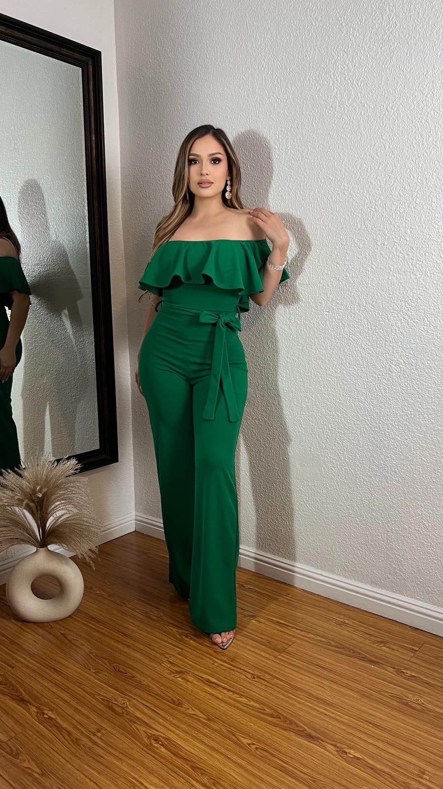 Belinda Jumpsuit (Green)