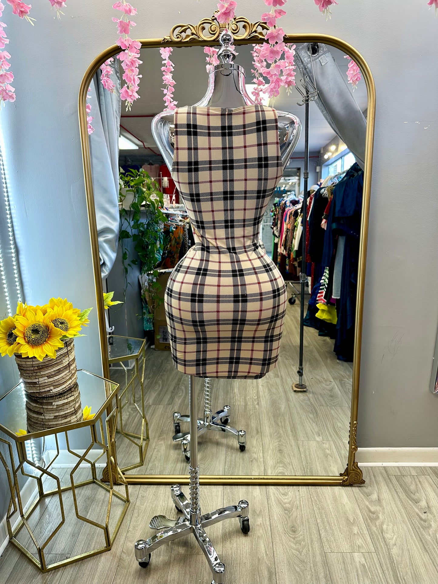 Show That Flesh Dress (Brown)