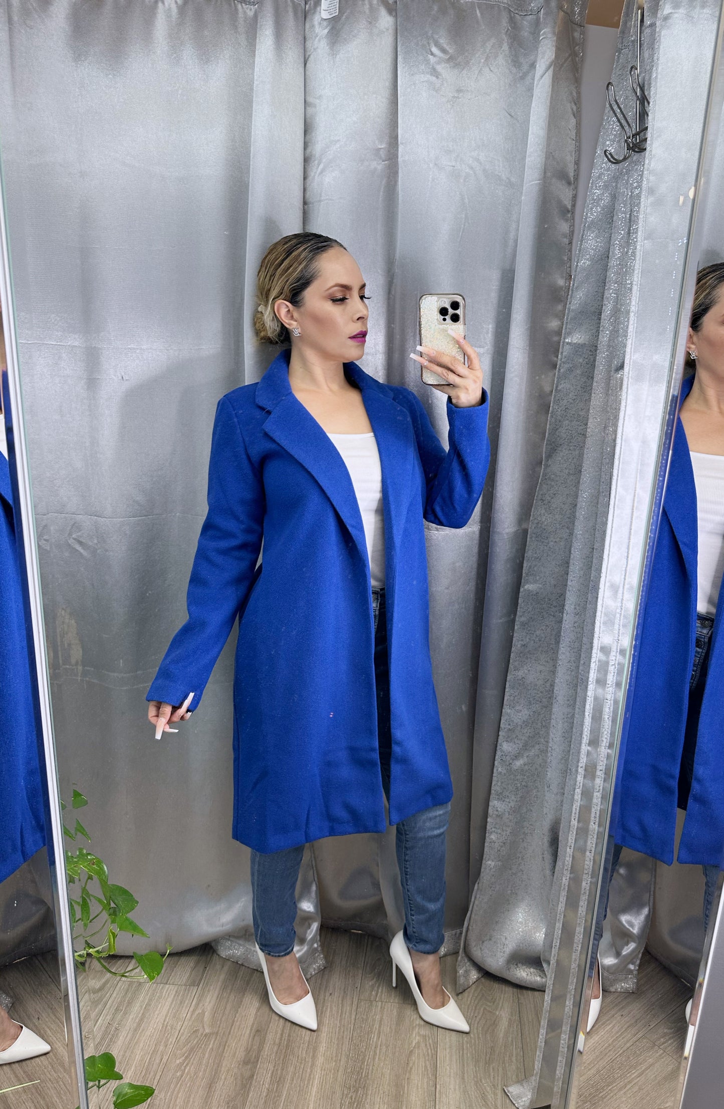 Open Front Coat (Royal)