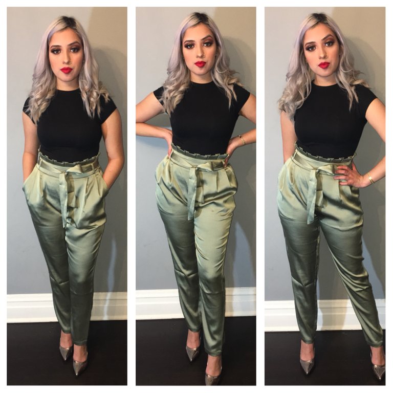 LET'S TALK BUSINESS SATIN PANTS