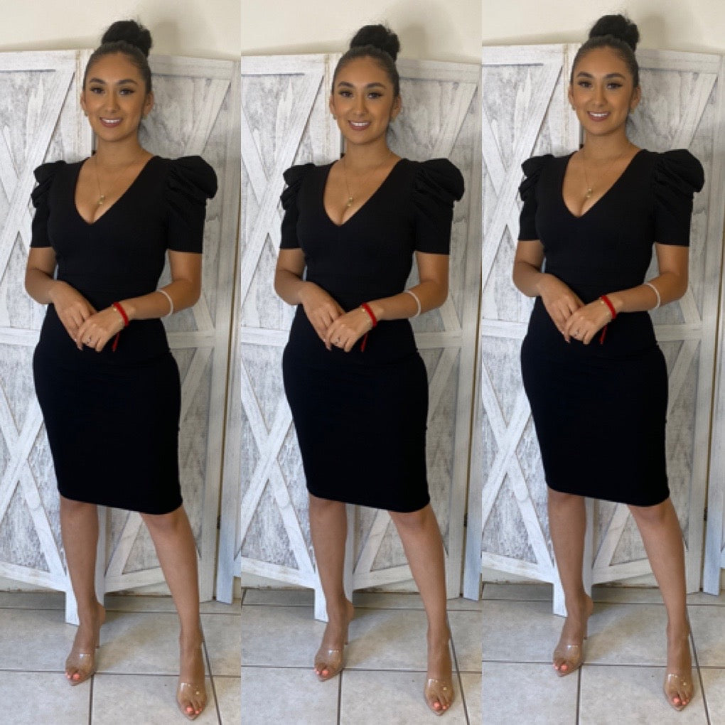 Total Flirt Dress (Black)