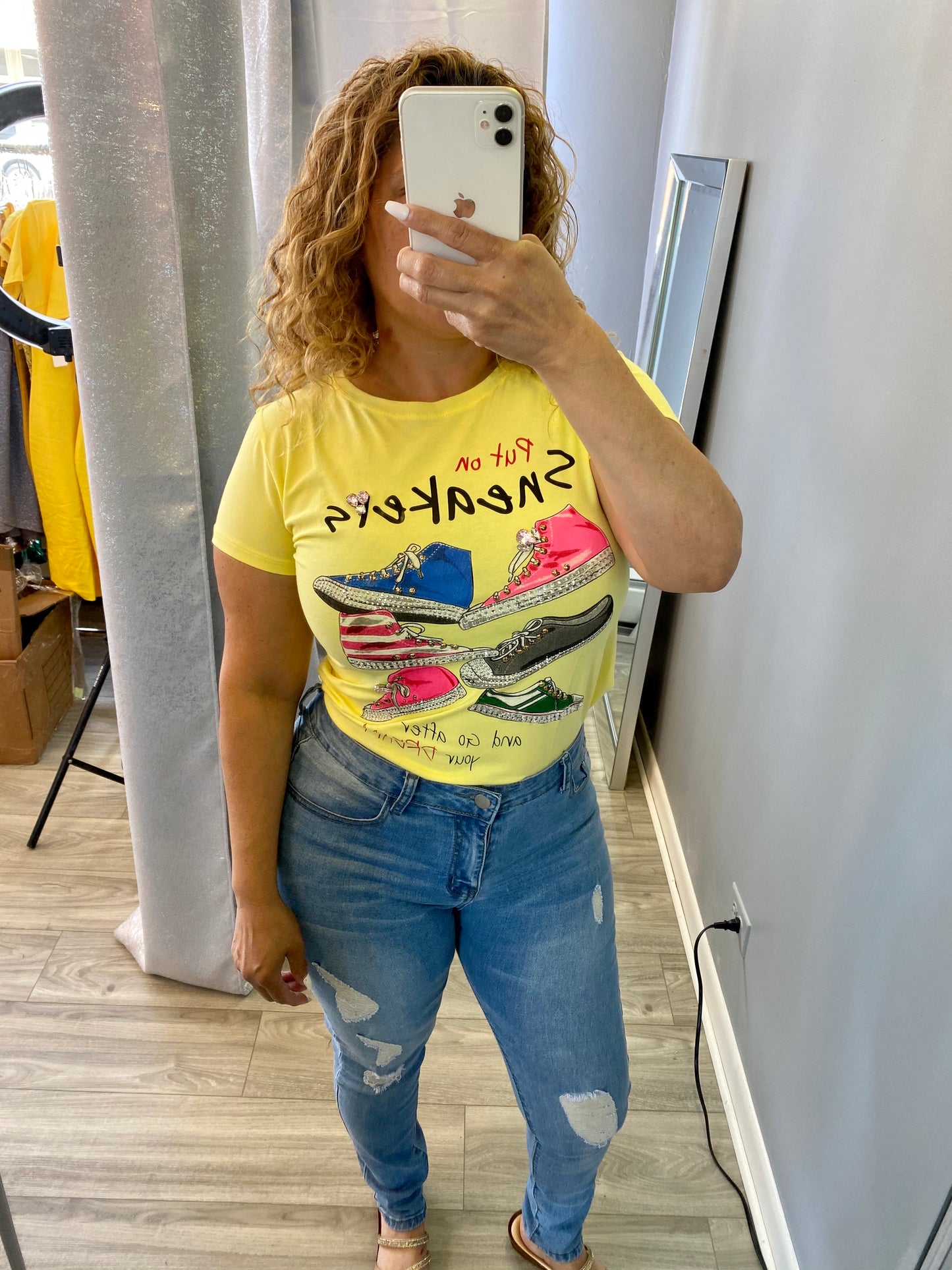Sneakers Shirt (Yellow)