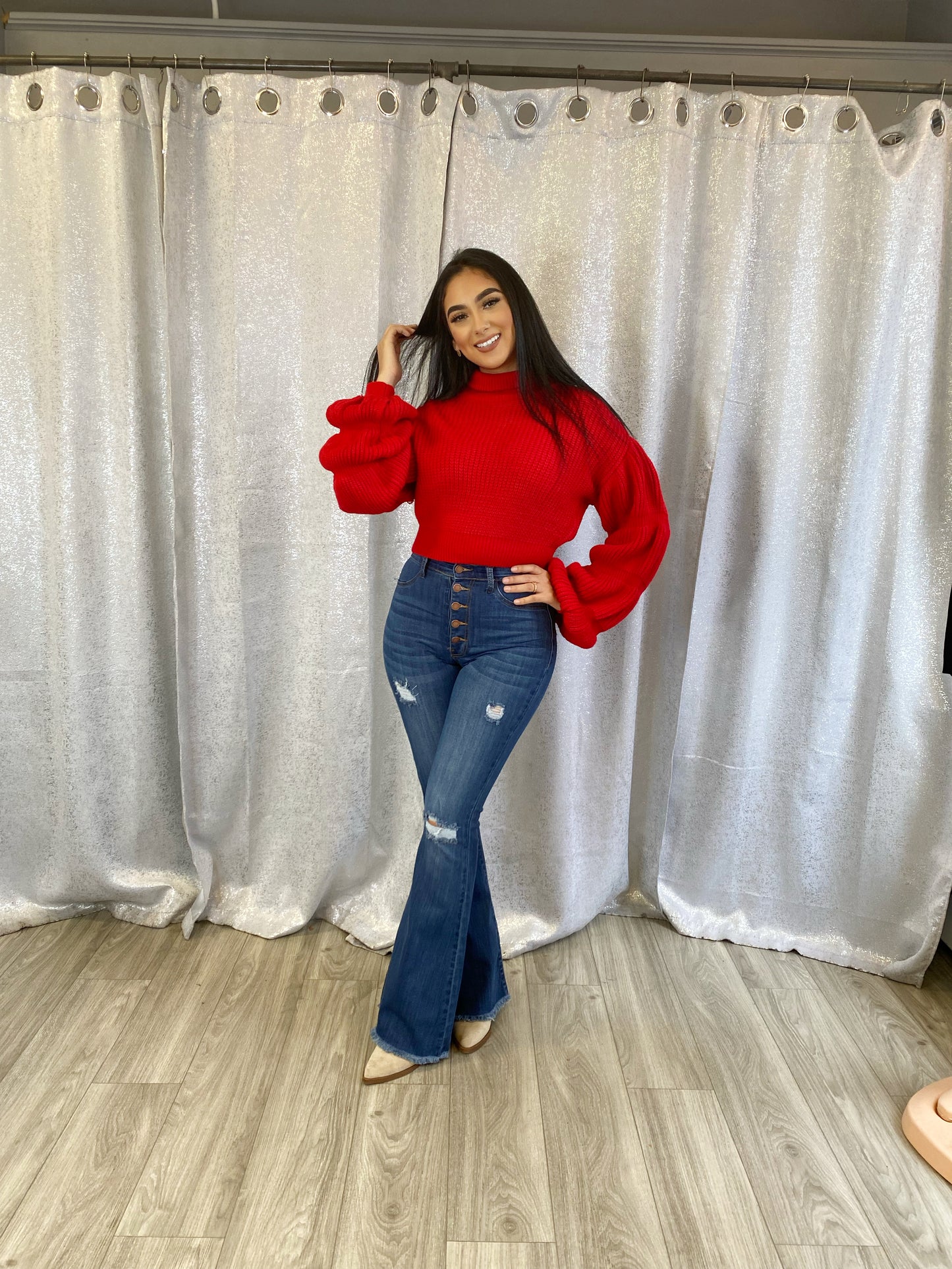 Emilia Sweater (Red)