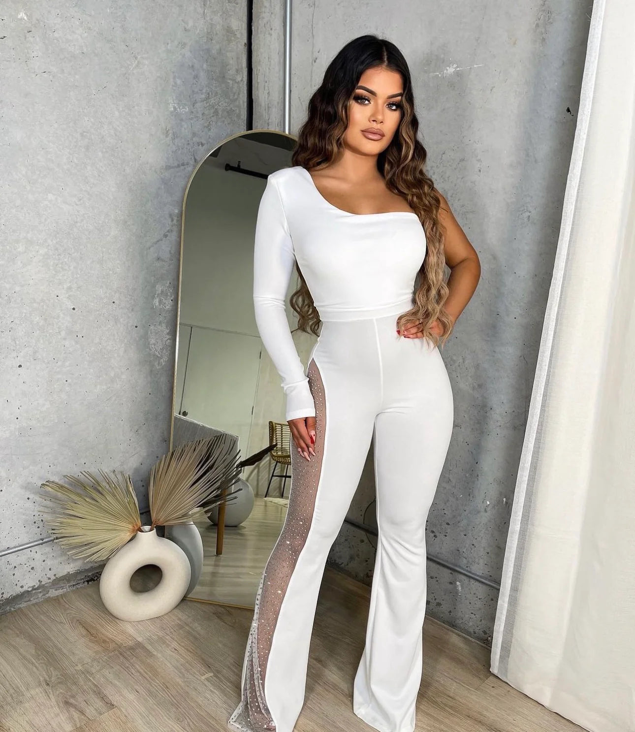 Perla Jumpsuit (Off White)