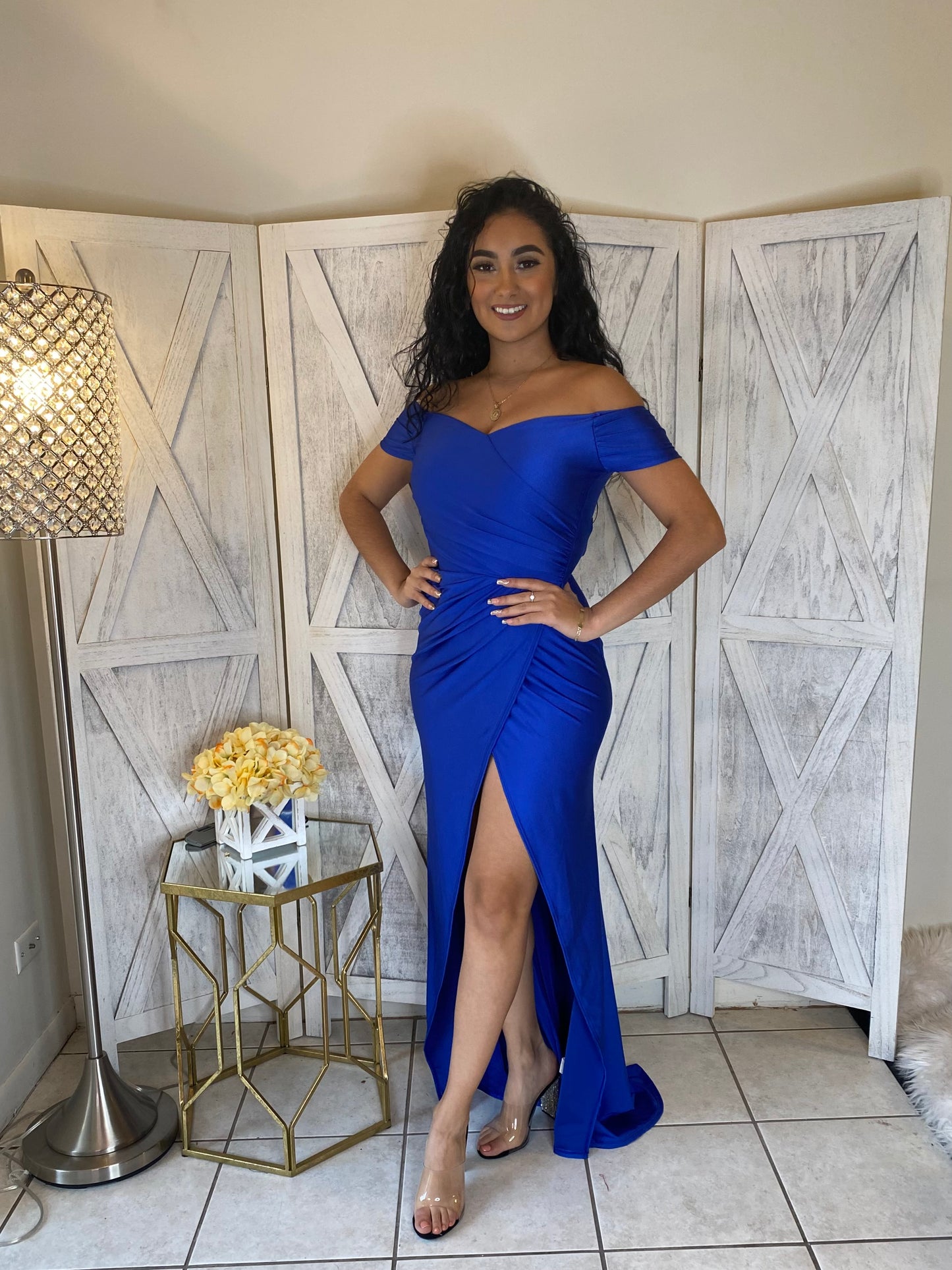 Veronica Dress (Royal)