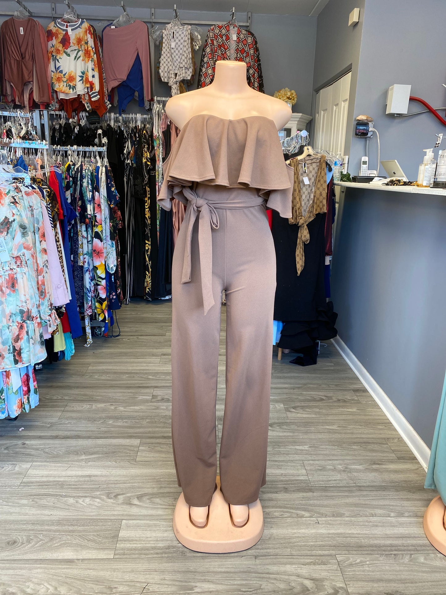 Mireya Jumpsuit (Mocha)