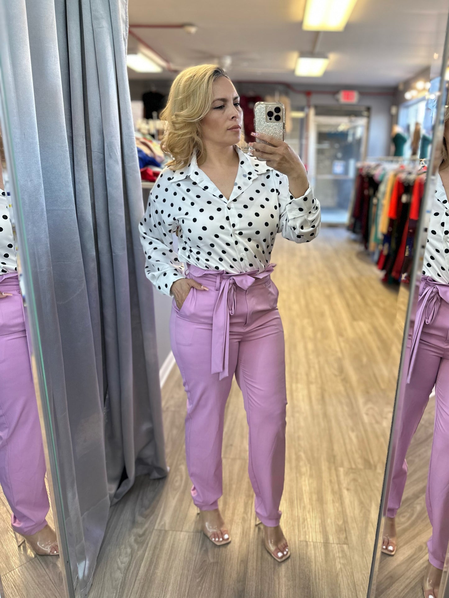 Polka Dot Blouse