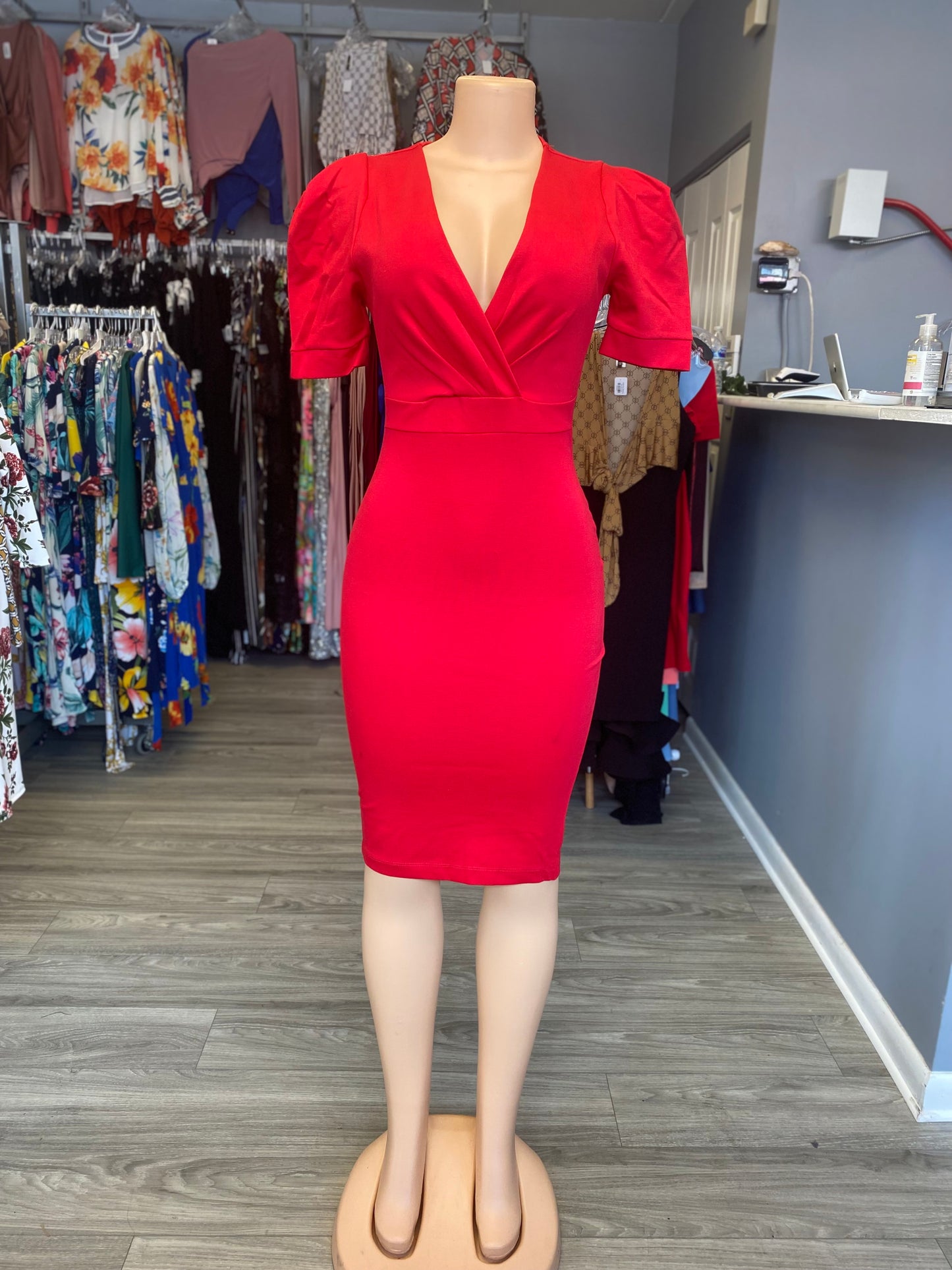 Amelia Dress (Red)