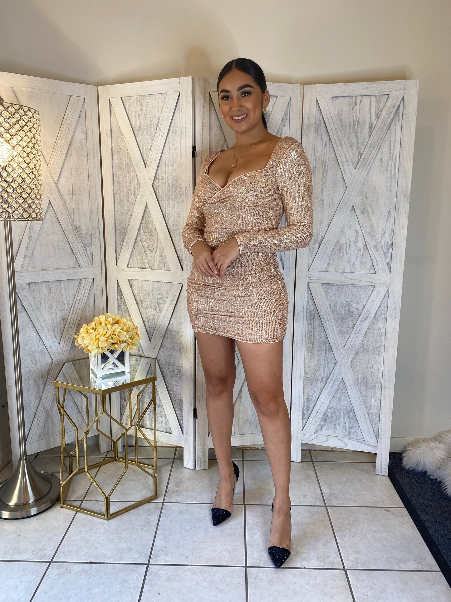 Queen Anne Dress (Champagne)