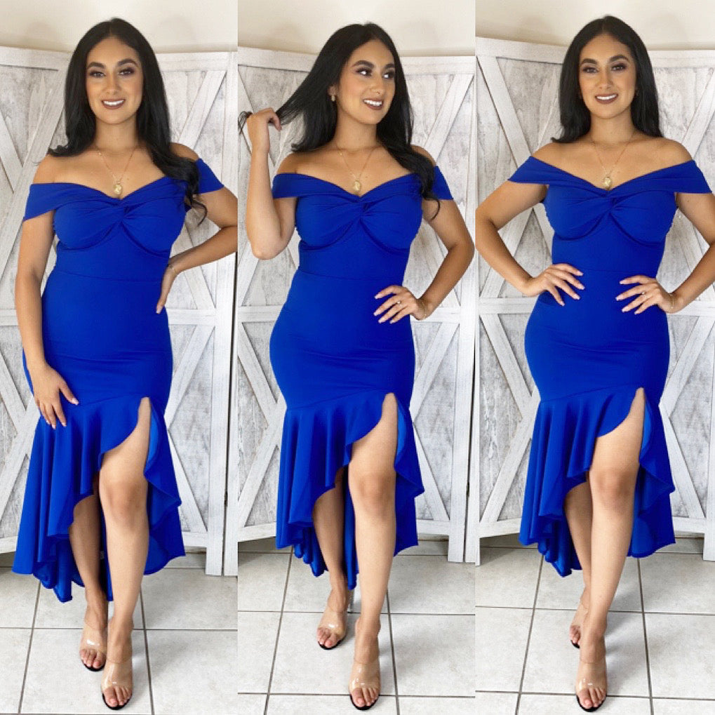 Maribeth Dress (Royal)