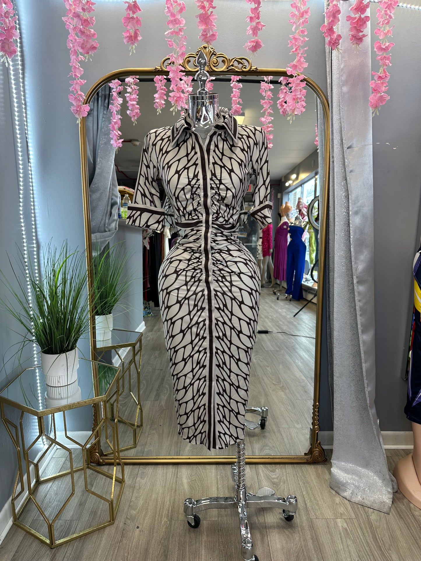 Nareidy Dress (Brown)