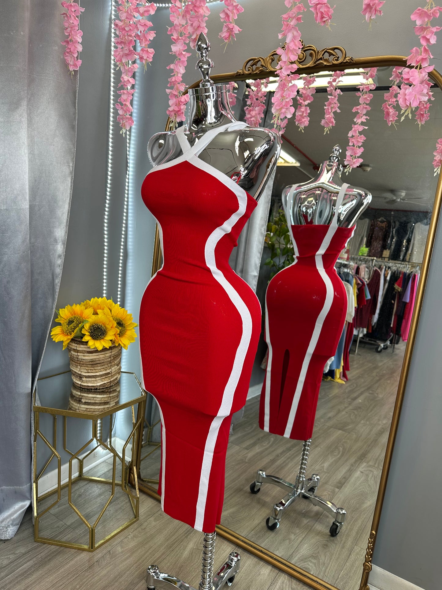 Selina Dress (Red)