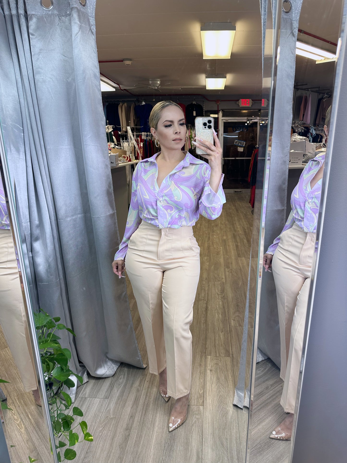 Modern Chic Pants (Beige)