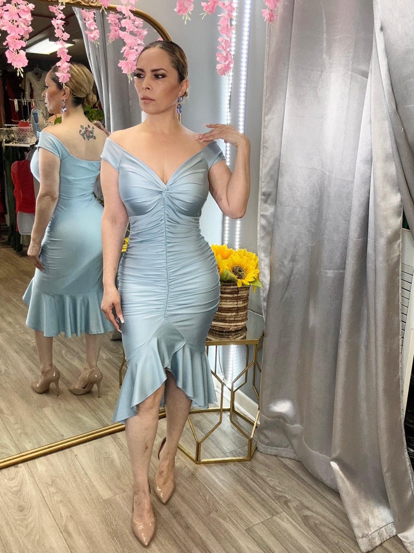 Anadela Dress (Blue)