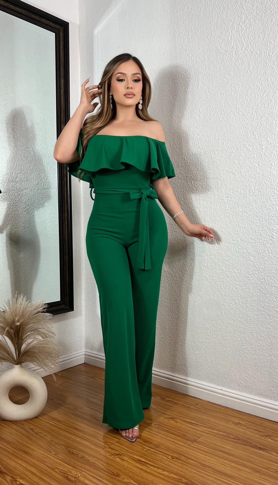 Belinda Jumpsuit (Green)