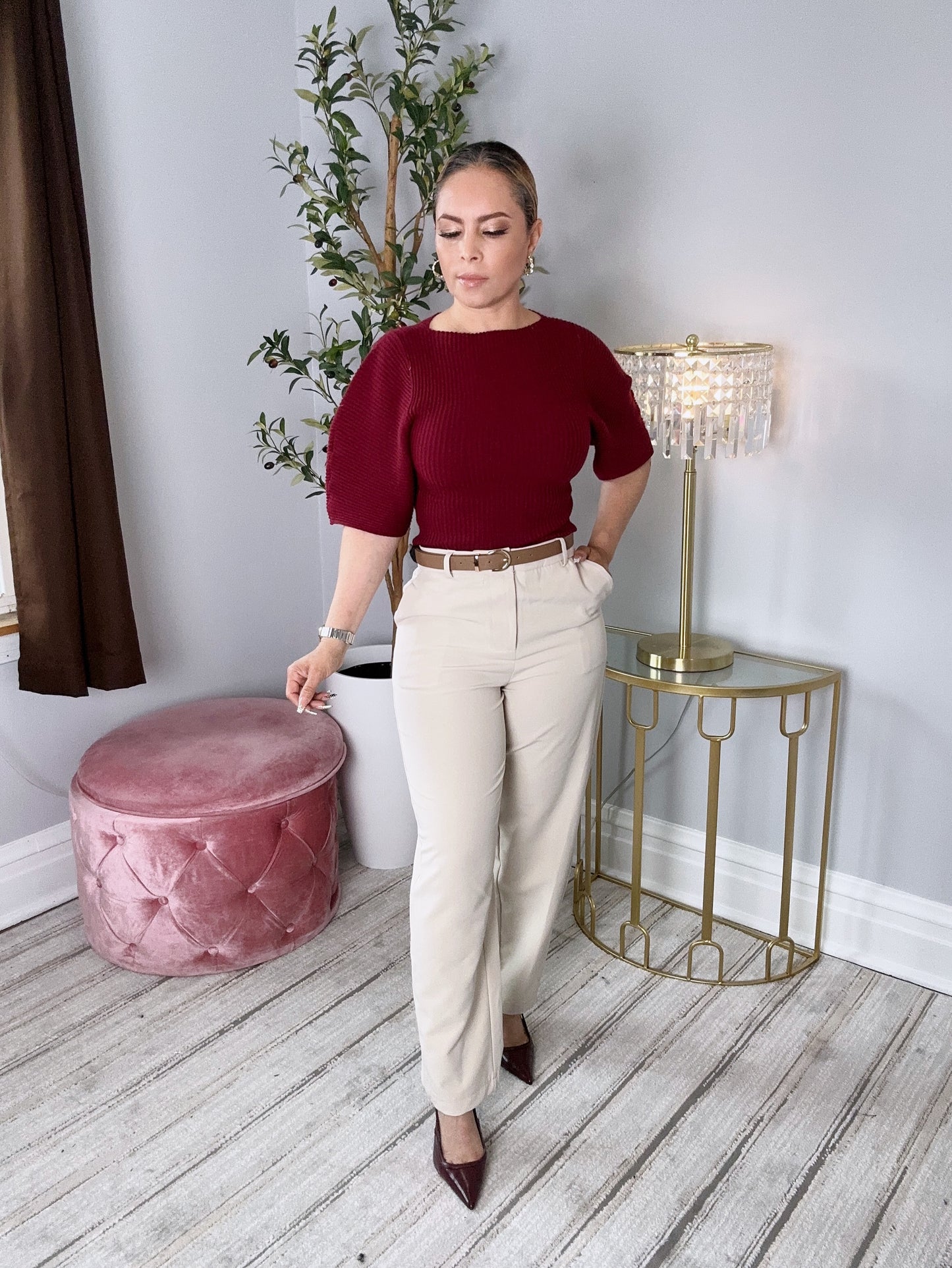 Valerie Pants (Taupe)