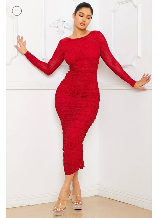 Victoria Dress (Red)