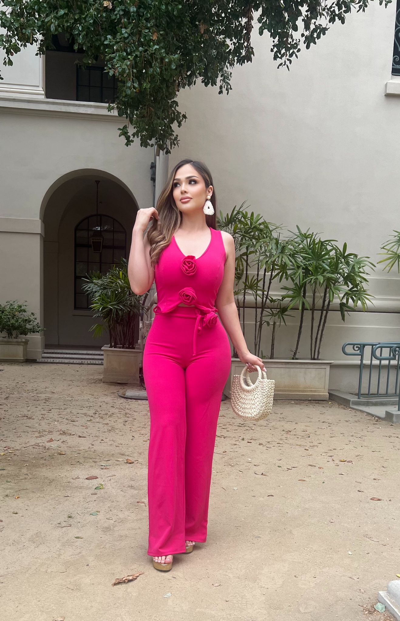 Nohely Set (Fuchsia)