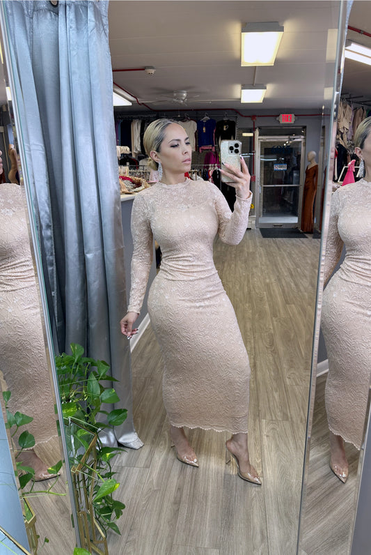 Uziel Lace Dress (Cream)