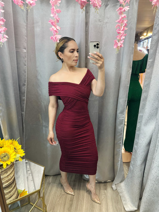 Sexy Little Thing Dress (Burgundy)