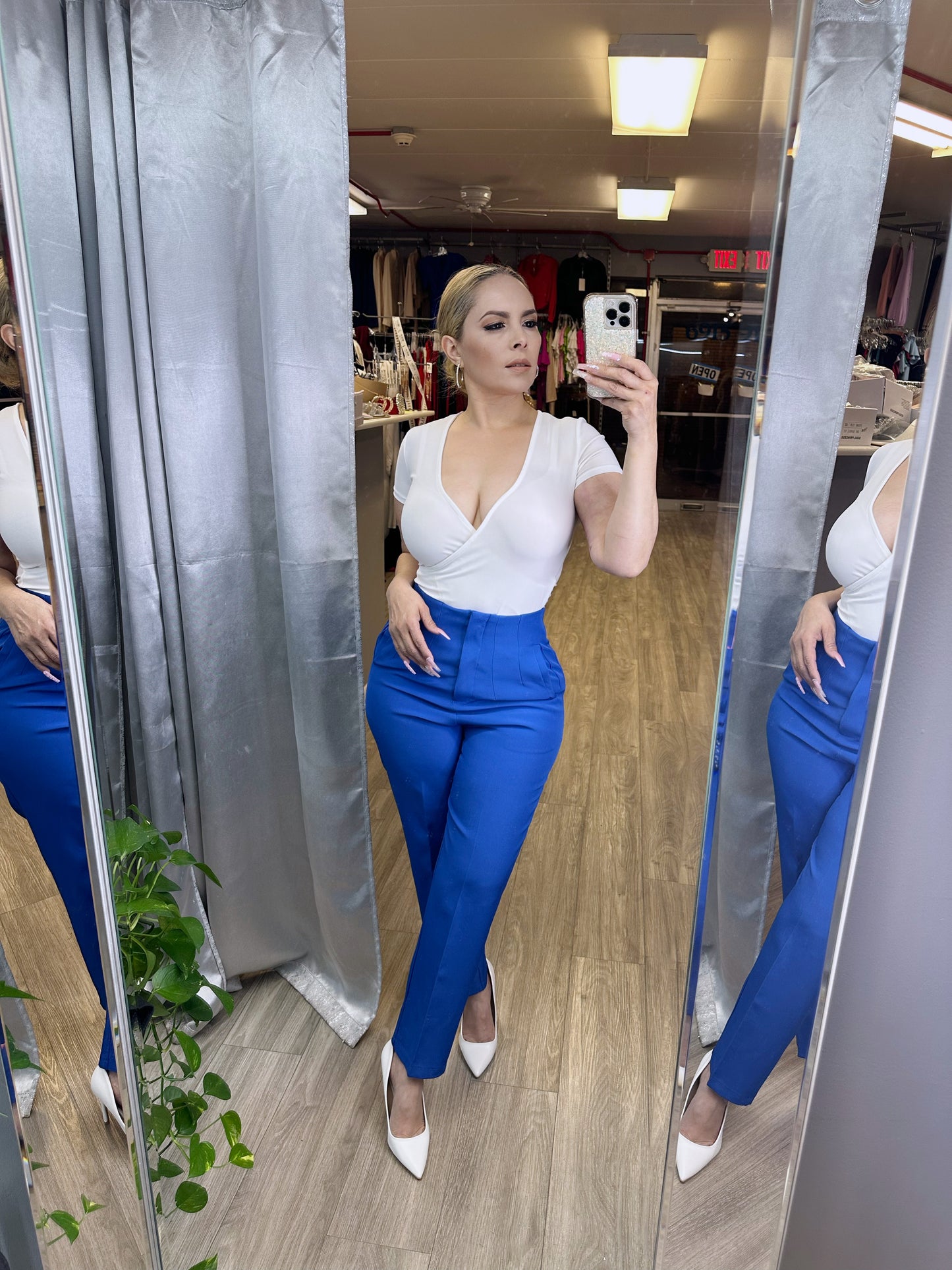 Modern Chic Pants (Royal)