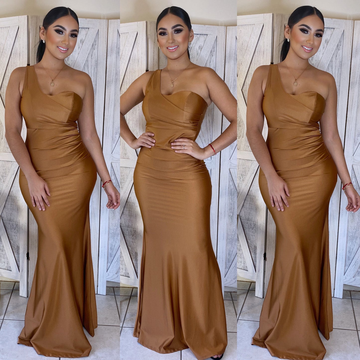 Keeping It Classy Dress (Toasted Nut)