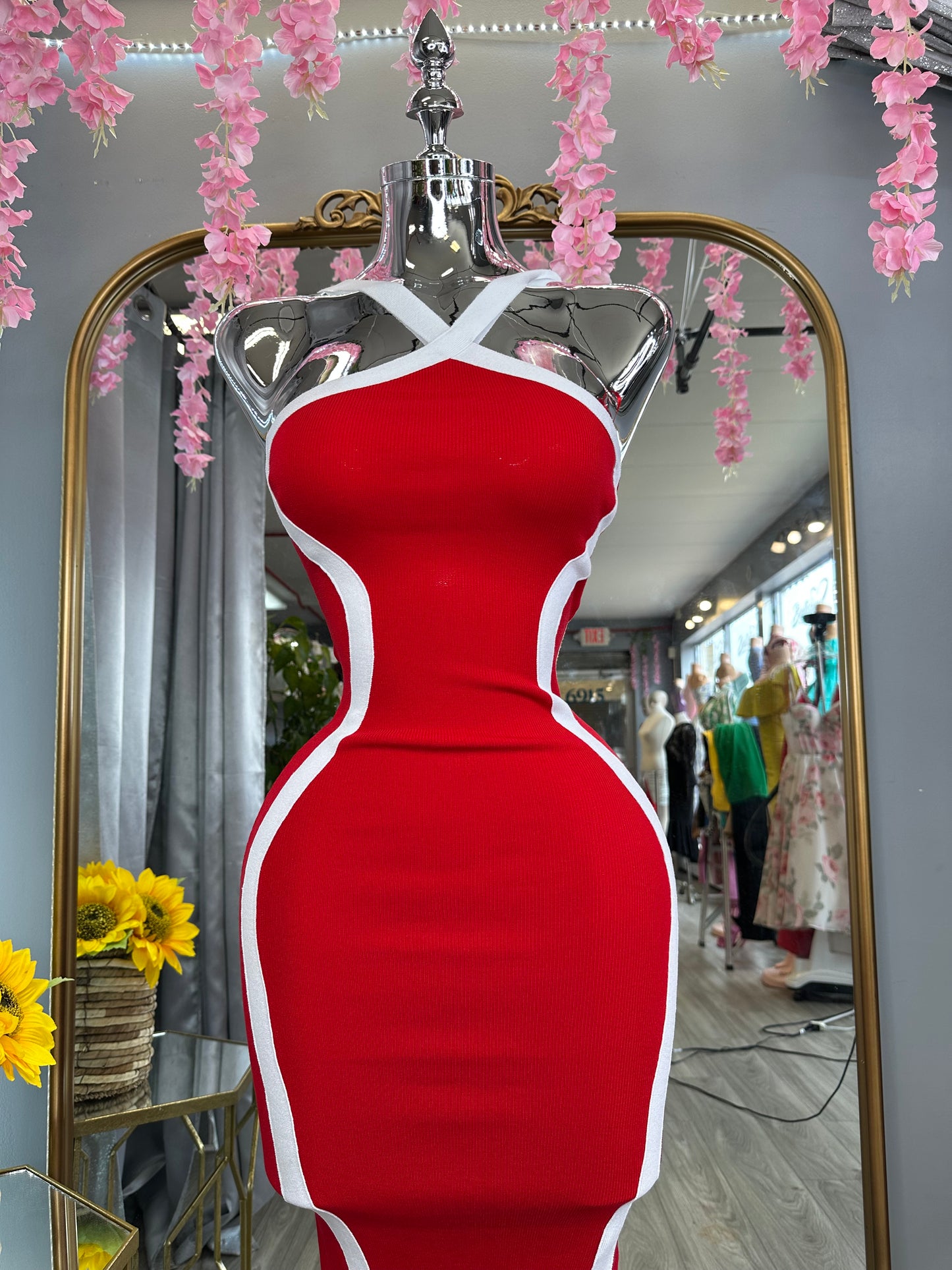 Selina Dress (Red)