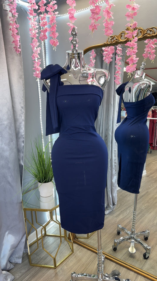 Ana Rosa Dress (Navy)
