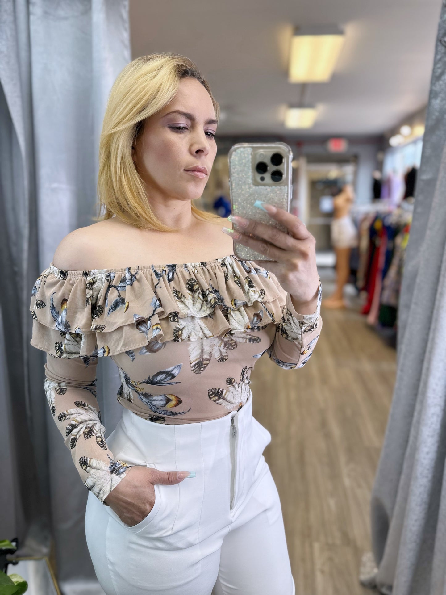 Jasmine Bodysuit (Taupe)