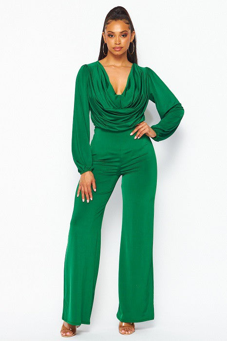 Queen Pia Jumpsuit (Green)