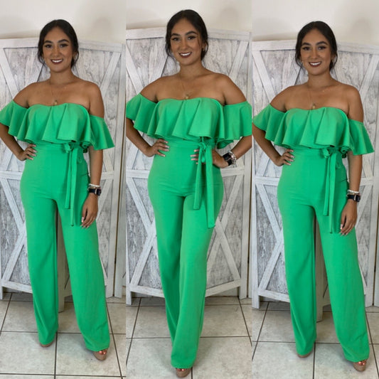 Mireya Jumpsuit -Green