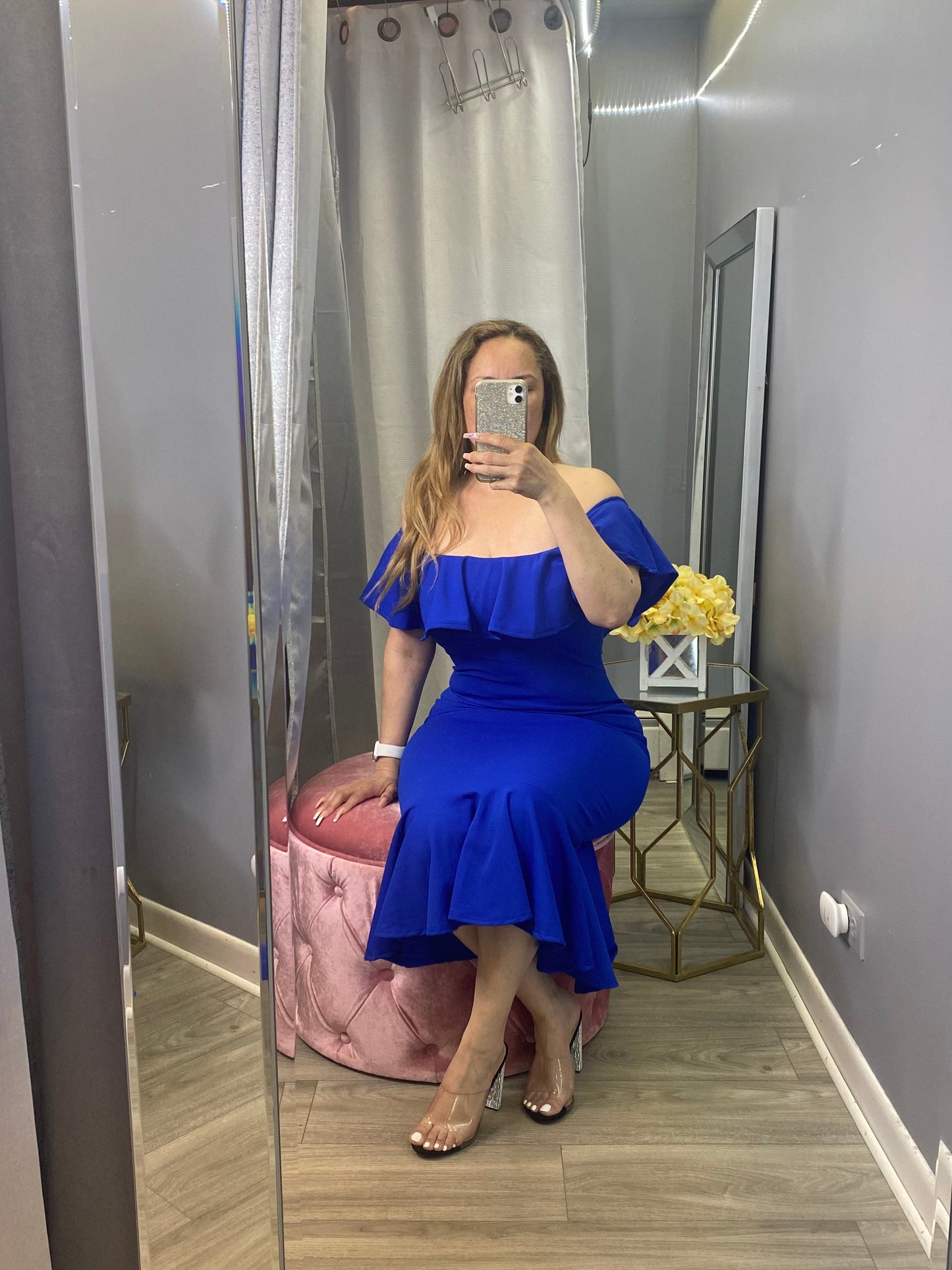 Clarissa Dress -Royal