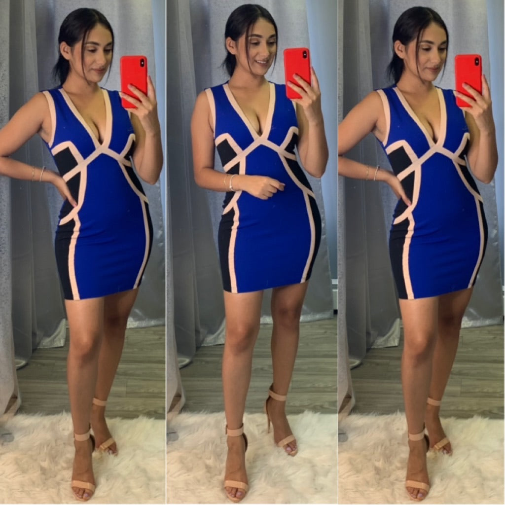 Taylor Dress (Royal)