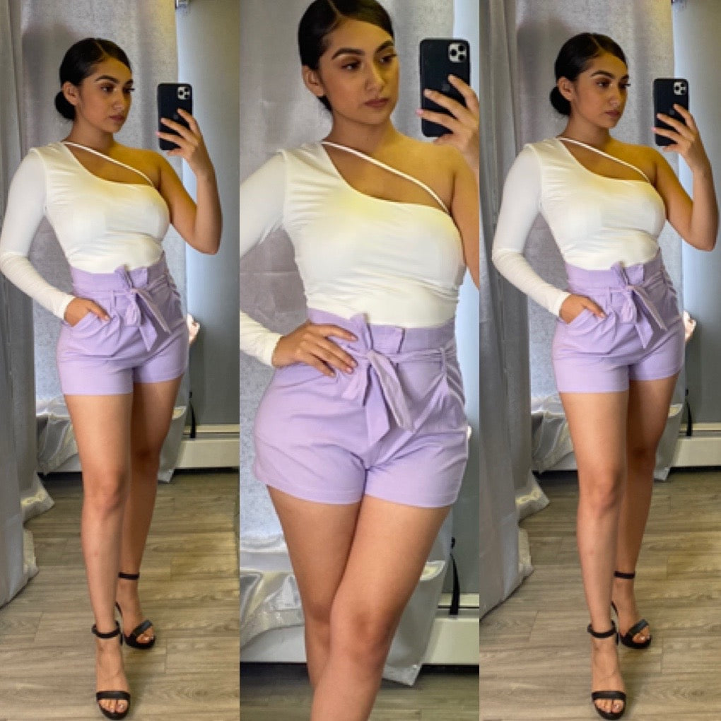 Mandy Shorts (Lilac)