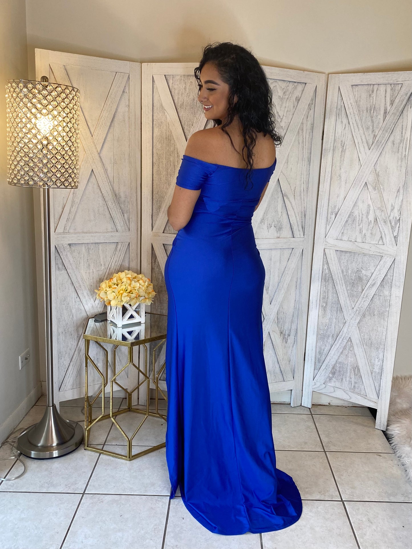 Veronica Dress (Royal)