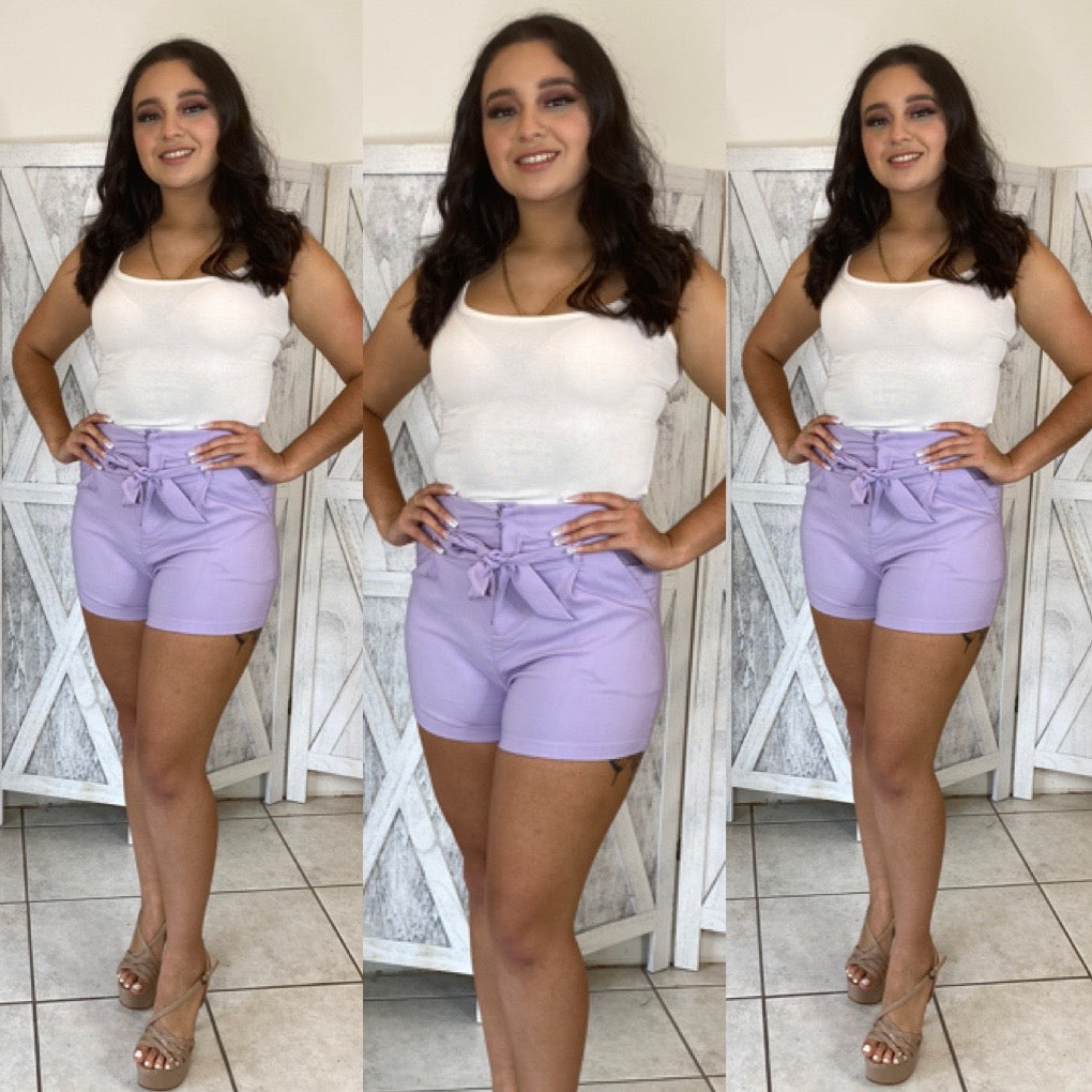 Mandy Shorts (Lilac)