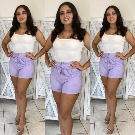 Mandy Shorts (Lilac)