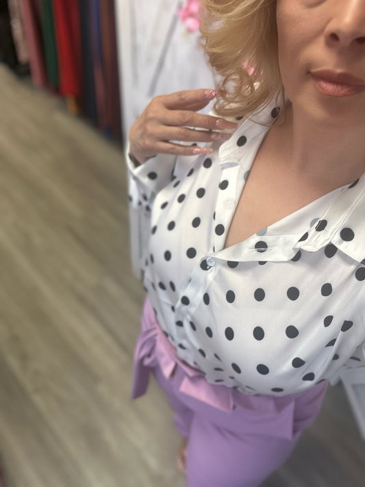 Polka Dot Blouse