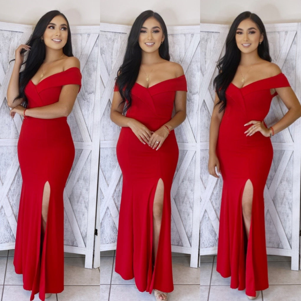 Marlene Dress (Red)