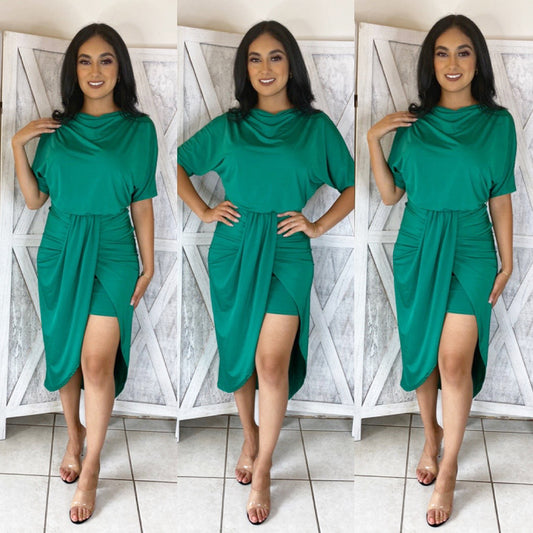 Sarabeth Dress (Pine Green)