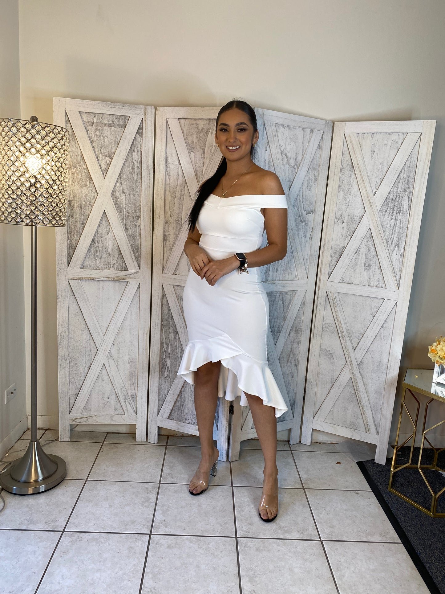 Aretzi Dress - Ivory