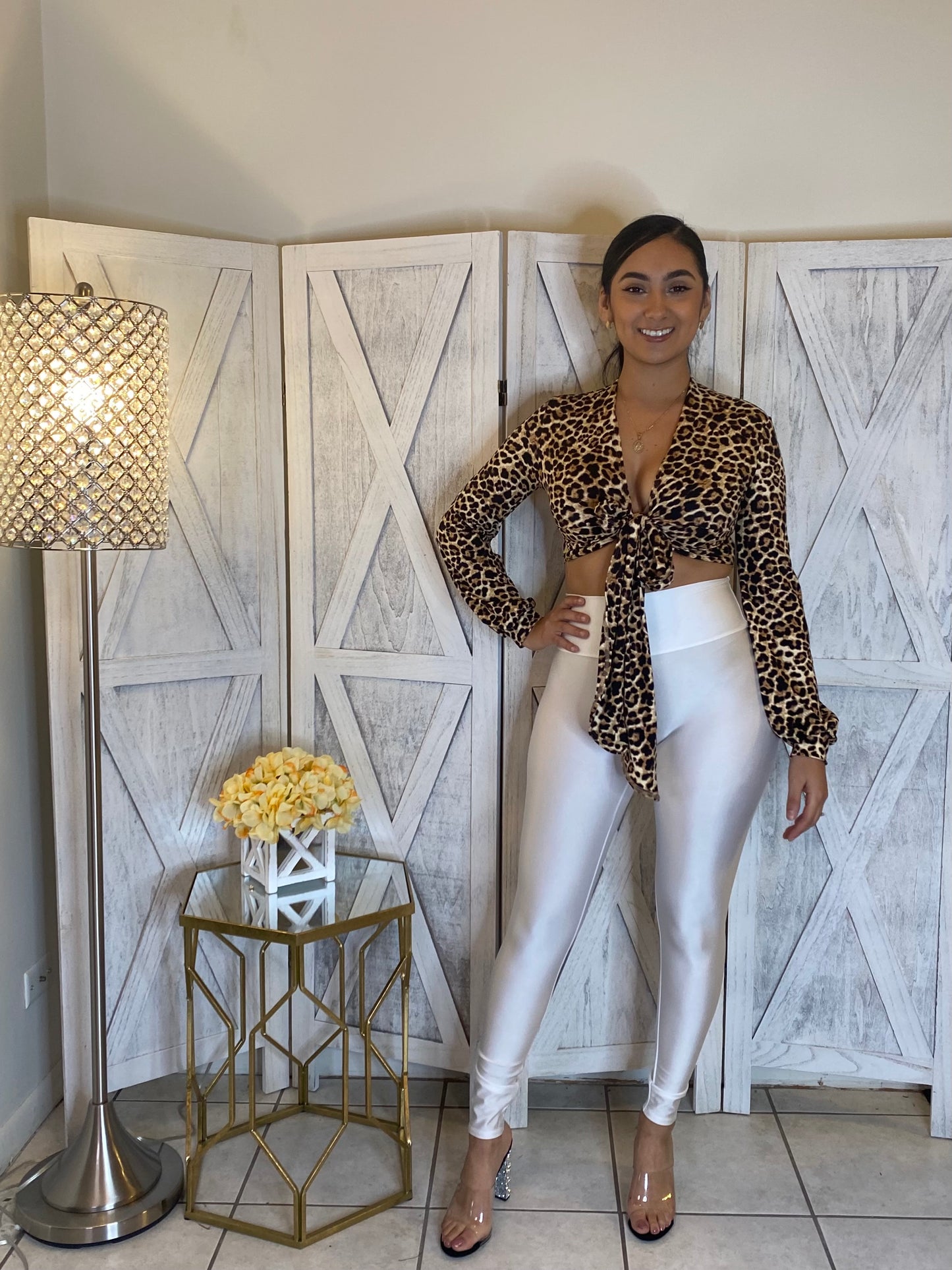 Classic Look Leggings (White)