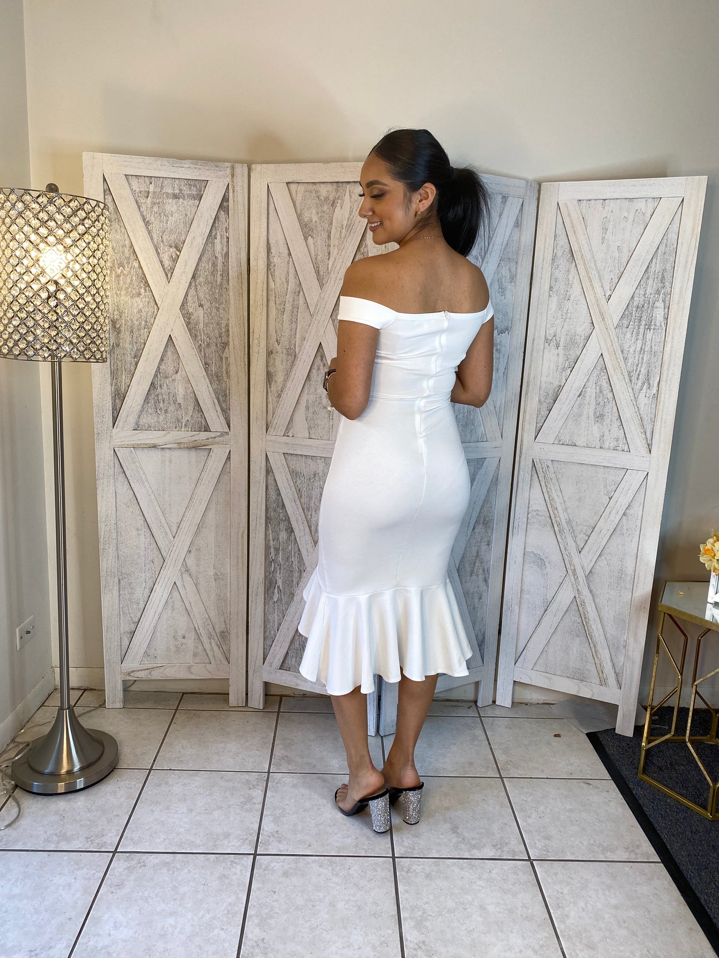 Aretzi Dress - Ivory