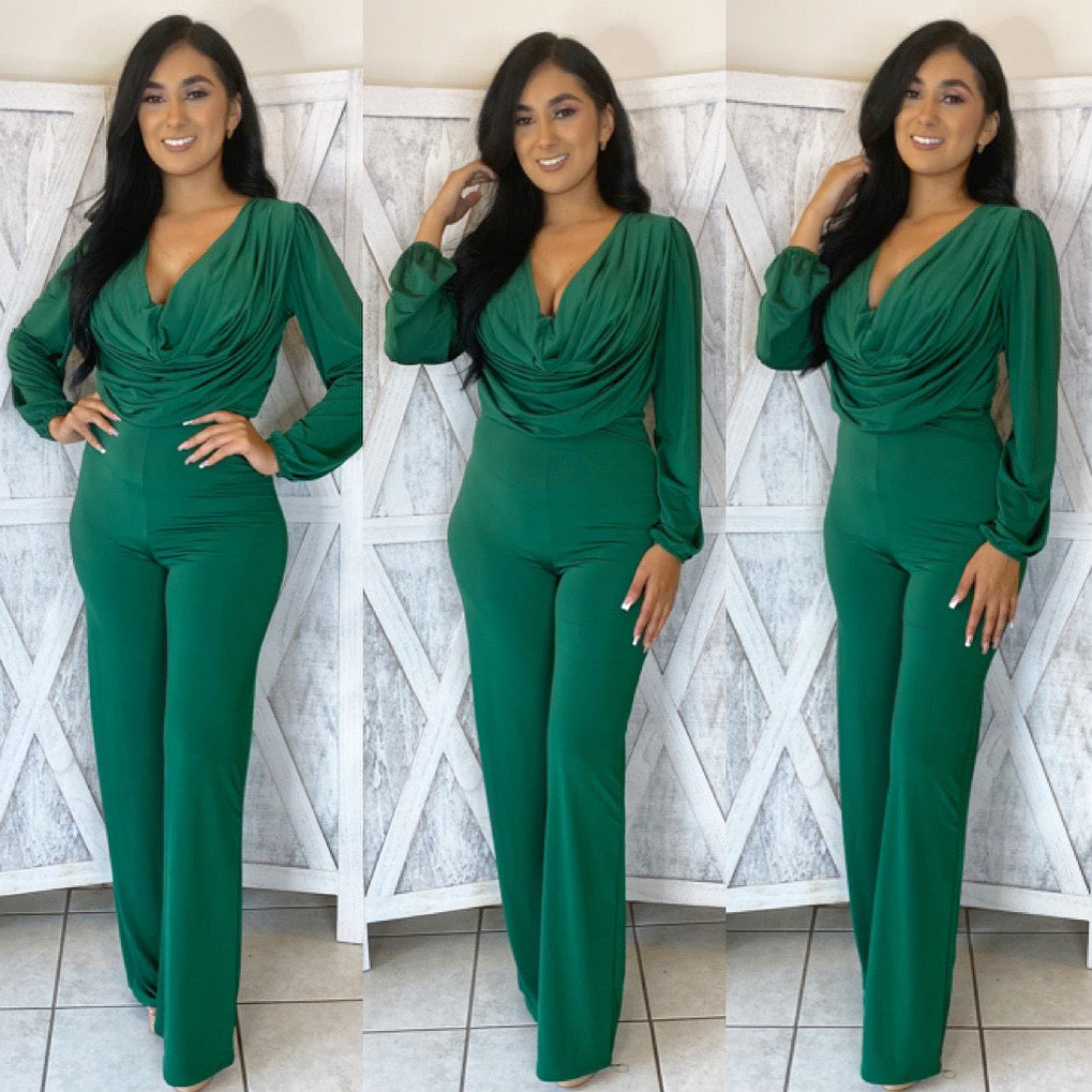 Queen Pia Jumpsuit (Green)